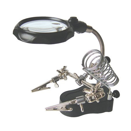 Helping hands TIPA ZD-126-2 with magnifier