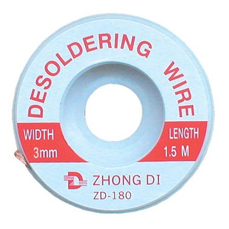 Desoldering wire 3mm/1,5m