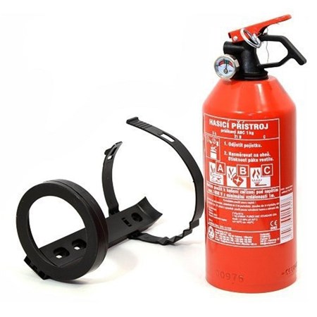 Fire extinguisher COMPASS 01531 8A/34B/C ABC 1kg powdered
