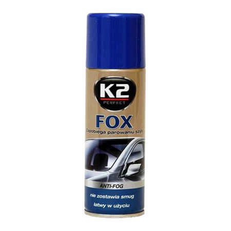 Prípravok proti zahmlievaniu skiel K2 FOX 200ml
