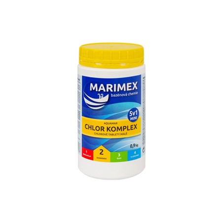 Multifunkčné tablety MARIMEX Chlór Komplex Mini 5v1 0,9kg 11301211