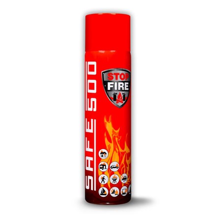 Fire extinguisher spray SAFE 500ml foam