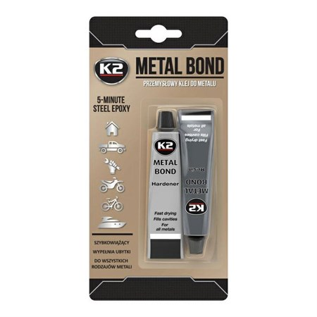 Glue for metals two-component K2 METAL BOND 56,7g