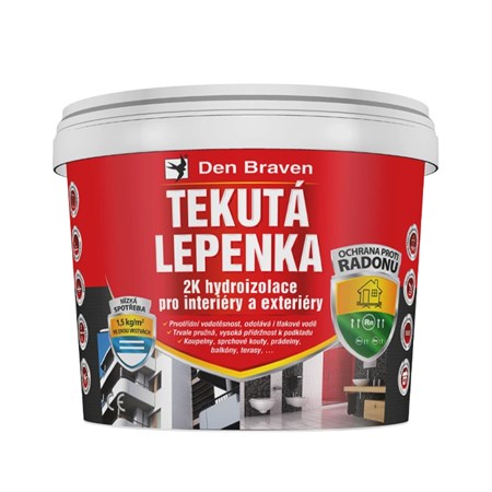 Liquid cardboard DEN BRAVEN gray 14kg