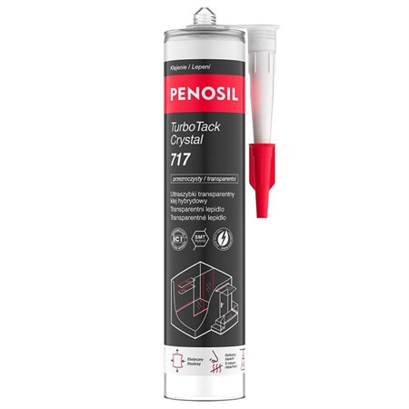 Adhesive with fast initial adhesion PENOSIL 717 transparent 280ml
