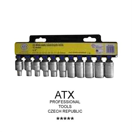 Sada nástrčných klíčů 11 dílná  1/2'' - ATX profi