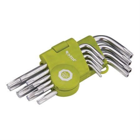 Set of L-keys TORX EXTOL CRAFT 66010 9pcs