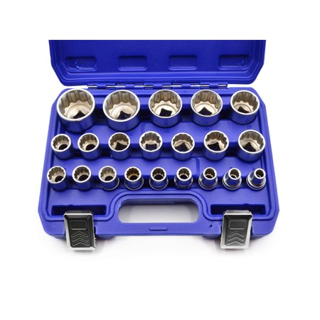 Set of socket heads 8-36mm GEKO G13547 21pcs