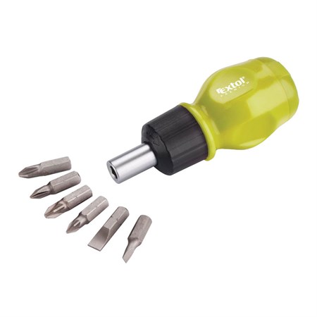 Ratchet screwdriver 6in1 EXTOL CRAFT 5225