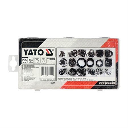 Sada pojistných kroužků YATO YT-06882 225ks