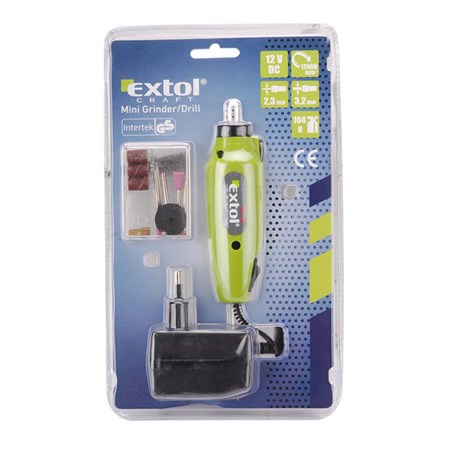 Mini straight grinder EXTOL CRAFT 404120