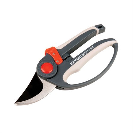 215mm gardening scissors, handle with finger guard, for cutting branches up to 15mm diameter EXTOL