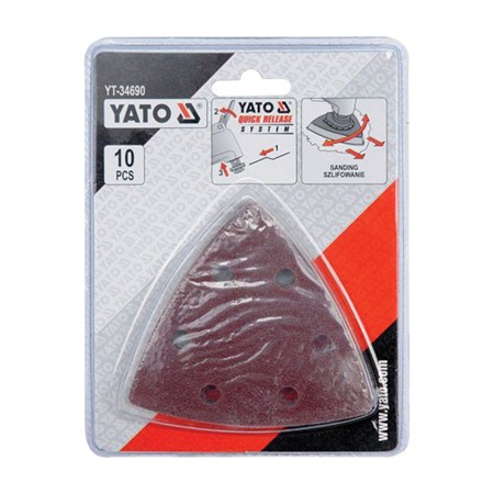 Abrasive cloth for multifunction 90mm YATO YT-34690 10pcs