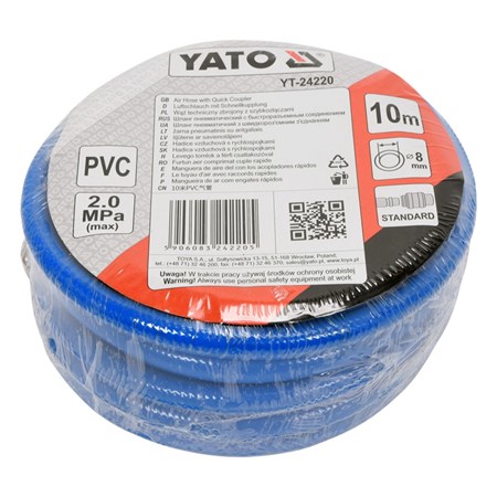 Hadica vzduchová PVC YATO YT-24220 10m