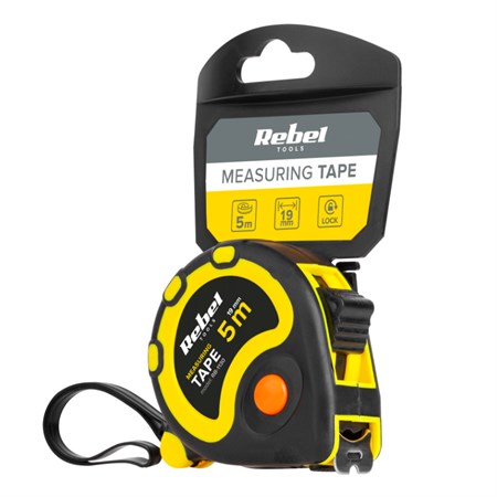 Tape measure 5m REBEL RB-1130 19mm