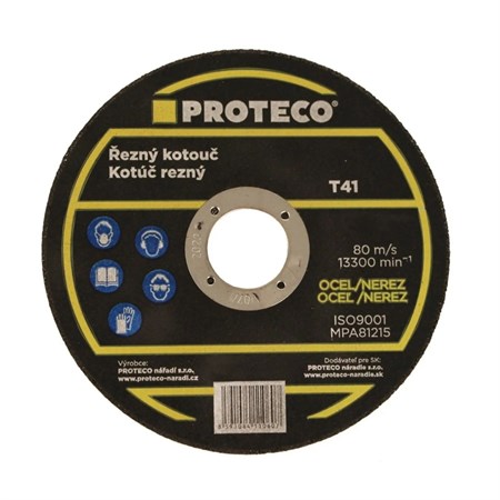 Metal cutting disc 125 x 1.0/1.2 mm PROTECO