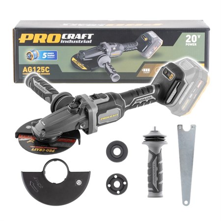 Angle grinder AKU PROCRAFT Industrial AG125C without battery