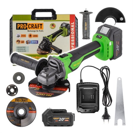 Angle grinder AKU PROCRAFT PGA22