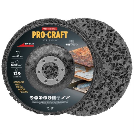 Grinding wheel Clean & Strip 125mm PROCRAFT SD-B125