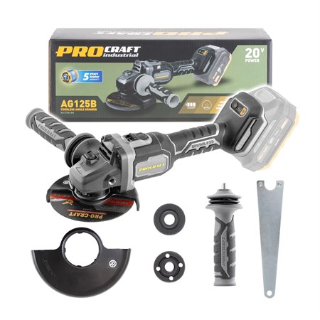 Angle grinder AKU PROCRAFT Industrial AG125B without battery