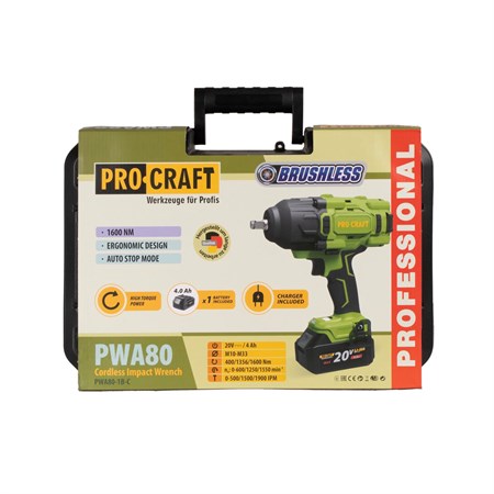 Impact wrench AKU PROCRAFT PWA80 1b