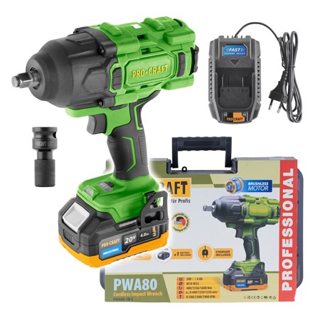 Impact wrench AKU PROCRAFT PWA80 1b