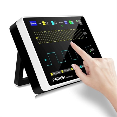 FNIRSI 1013D oscilloscope with 7'' TFT LCD touch display