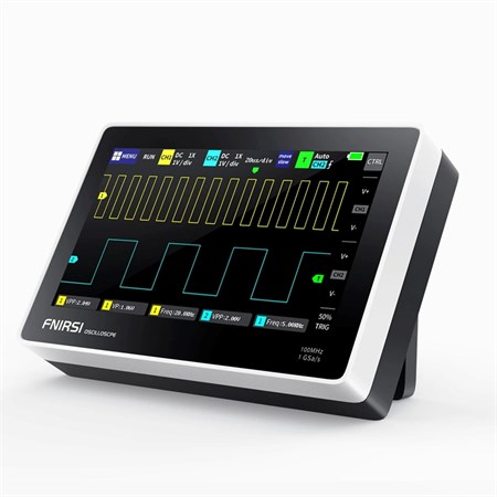 FNIRSI 1013D oscilloscope with 7'' TFT LCD touch display