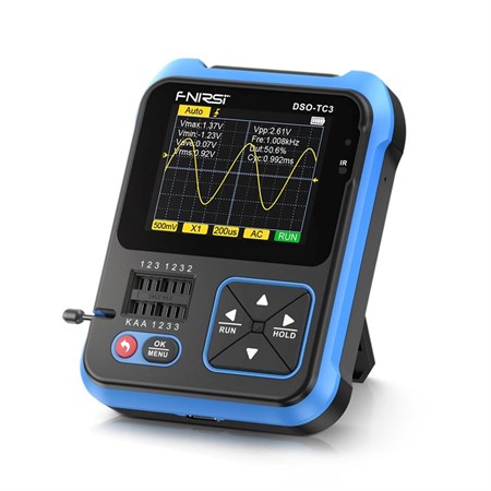 Oscilloscope, function generator and component tester FNIRSI DSO-TC3