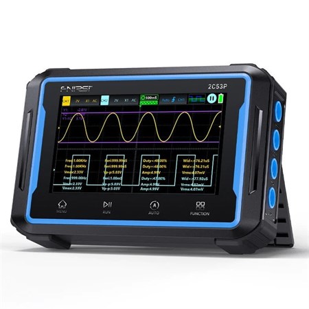Oscilloscope, function generator and multimeter FNIRSI 2C53P, 50MHz