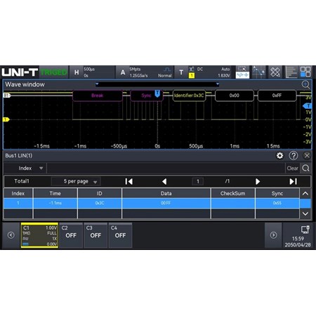 Oscilloscope UNI-T UPO1082HD