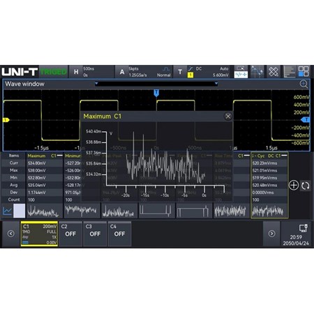 Oscilloscope UNI-T UPO1084HD