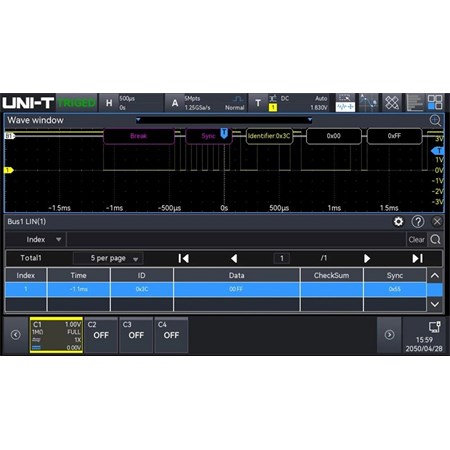 Oscilloscope UNI-T UPO1152HD
