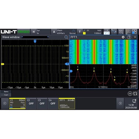 Oscilloscope UNI-T UPO1152HD