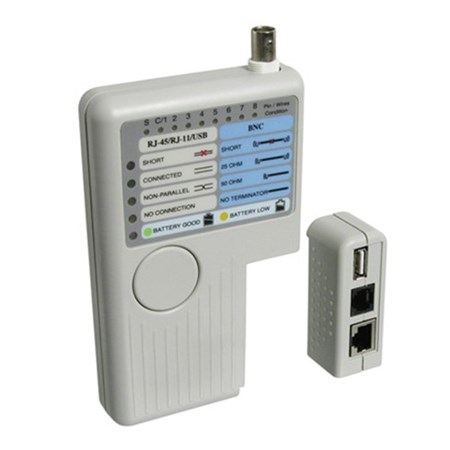 Cable tester TP/BNC/USB