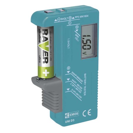 Tester batérií EMOS N0322