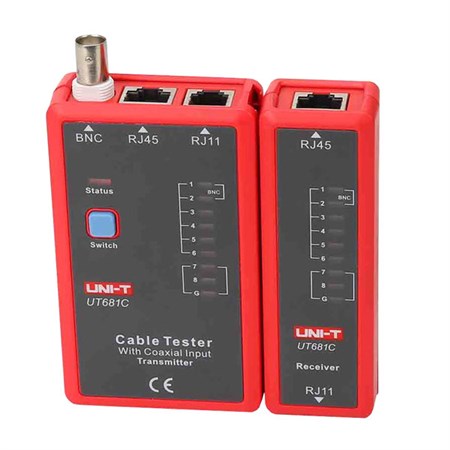 Cable tester UNI-T UT681C  (RJ45, RJ11, BNC)