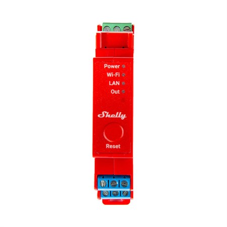 DIN rail relay SHELLY PRO 1PM Wi-Fi LAN
