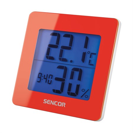 Thermo Hydro Clock  SENCOR SWS 15 RD