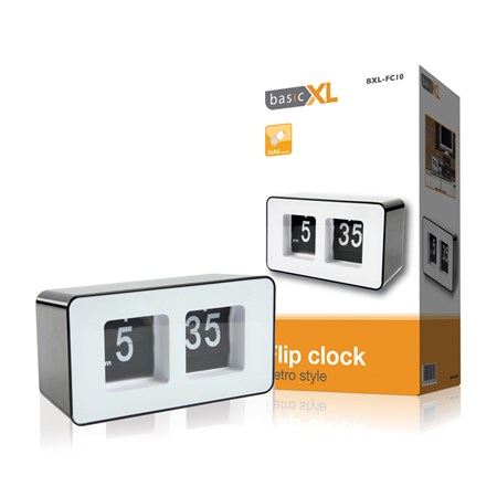 Retro clock with flip numbers BASICXL BXL-FC10
