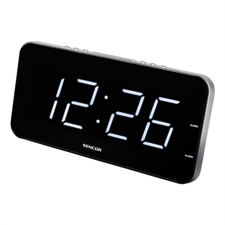 Clock with alarm SENCOR SDC 130 WH