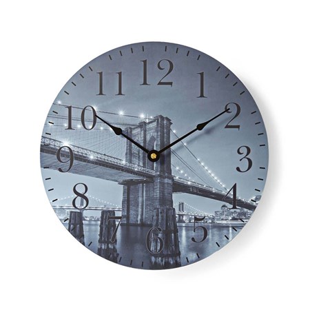 Clock NEDIS CLWA007WD30BB 30cm