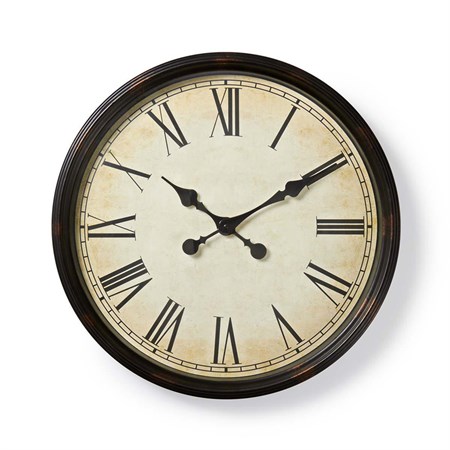 Clock NEDIS CLWA008WD50BK 50cm