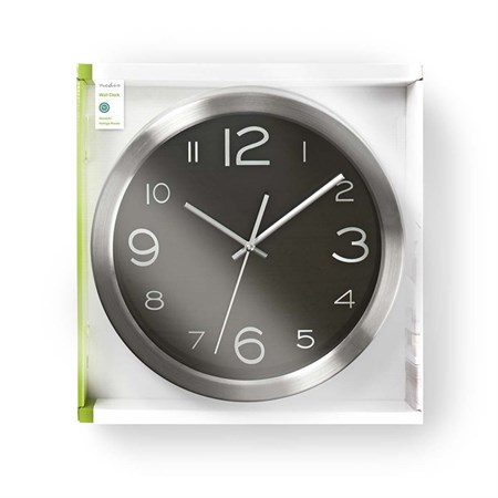 Clock Nedis CLWA010MT30BK 30cm