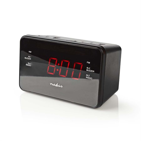 Alarm clock NEDIS CLAR002BK