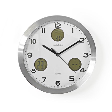 Clock NEDIS WEST300WT 30cm