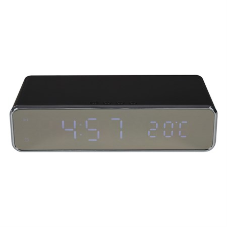 Alarm clock AV:Link Recharge black