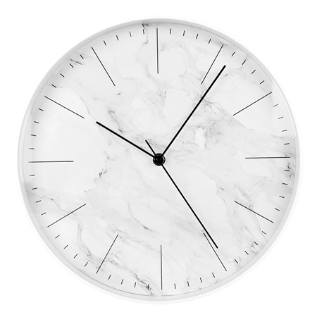 Wall clock TIPA 635205 white frame