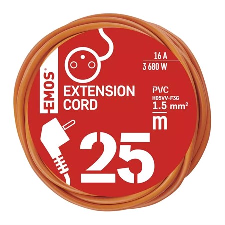 Extension cable 25m EMOS P01125