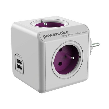 PowerCube ReWirable USB Purple